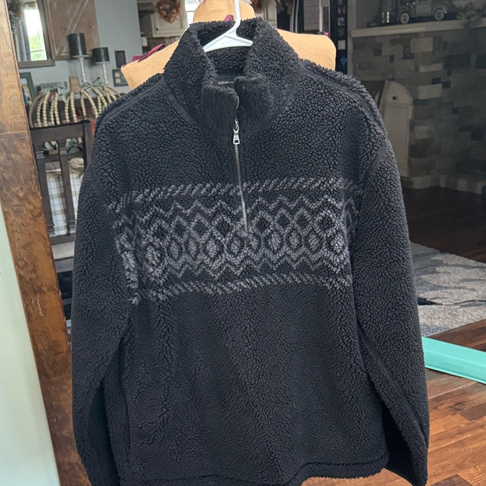 Banana Republic Black Fleece Jacket